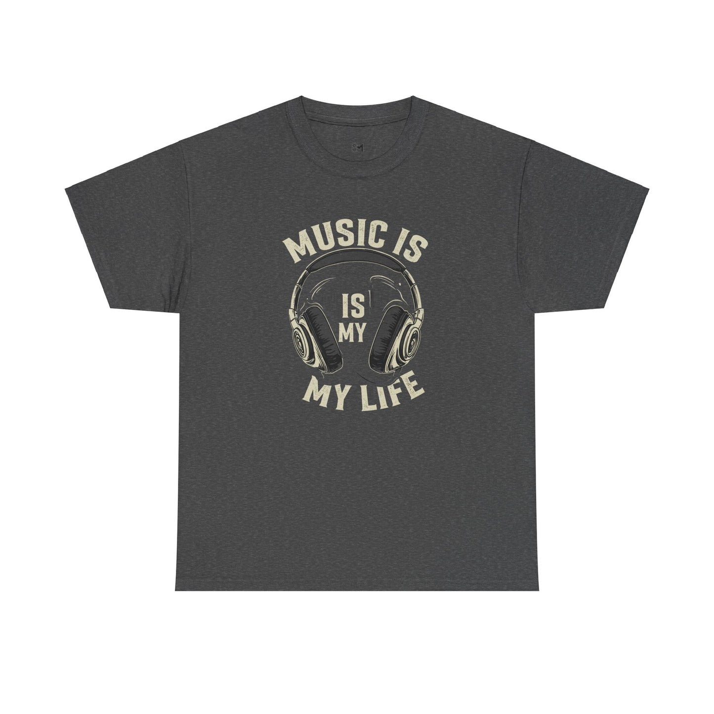 Music is my life Unisex Heavy Cotton Tee - Stylemz