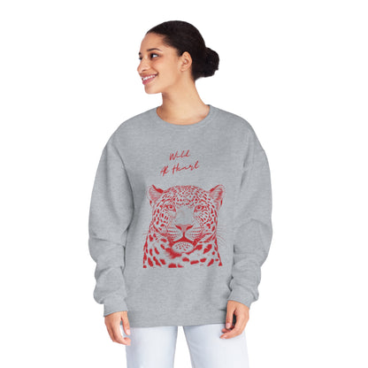 Korea -  Wild at heart Unisex NuBlend® Crewneck Sweatshirt  - StyleMZ