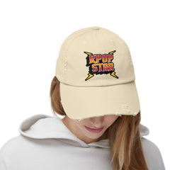 Korea -  KPOP Star Unisex Distressed Cap  - StyleMZ