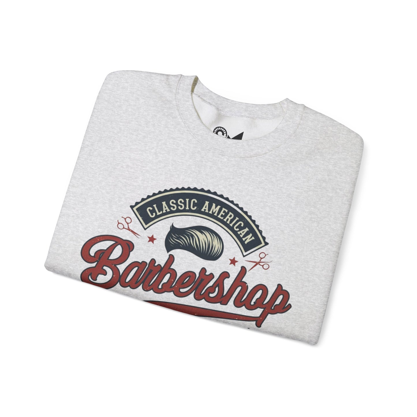 Classic American barbershop Unisex Heavy Blend™ Crewneck Sweatshirt - StyleMZ