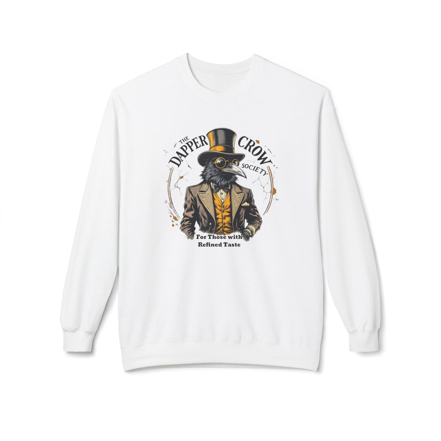 The dapper craw society Unisex Midweight Softstyle Fleece Crewneck Sweatshirt - StyleMZ