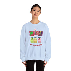 Korea -  Milk your moment! Unisex Heavy Blend™ Crewneck Sweatshirt  - StyleMZ