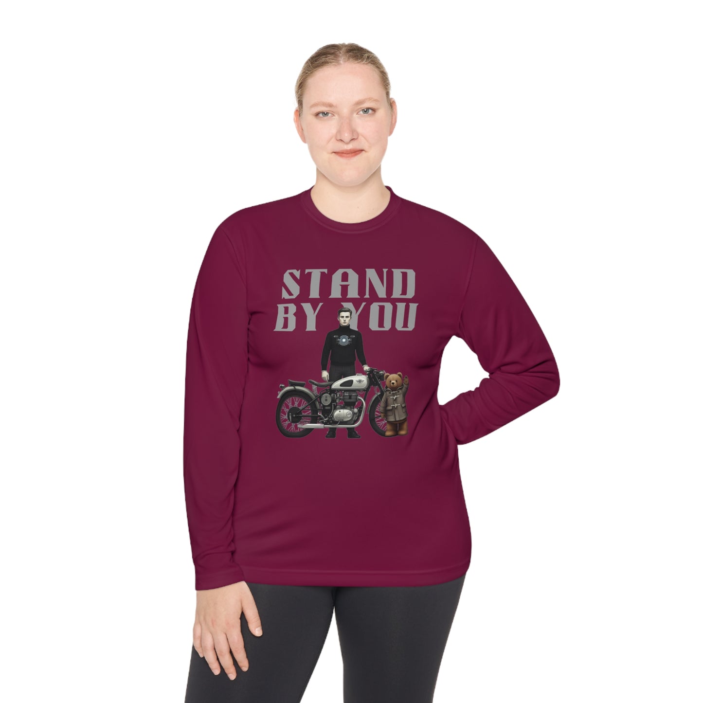 Korea -  Stand by you Unisex Lightweight Long Sleeve Tee  - StyleMZ