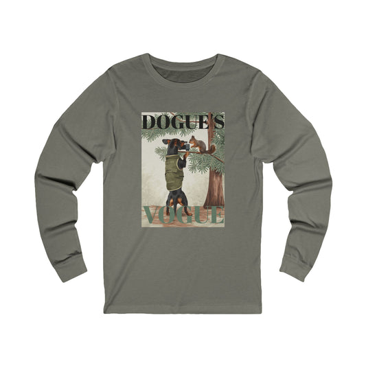 Korea - Dogue's Vogue Unisex Jersey Long Sleeve Tee - StyleMZ - Stylemz