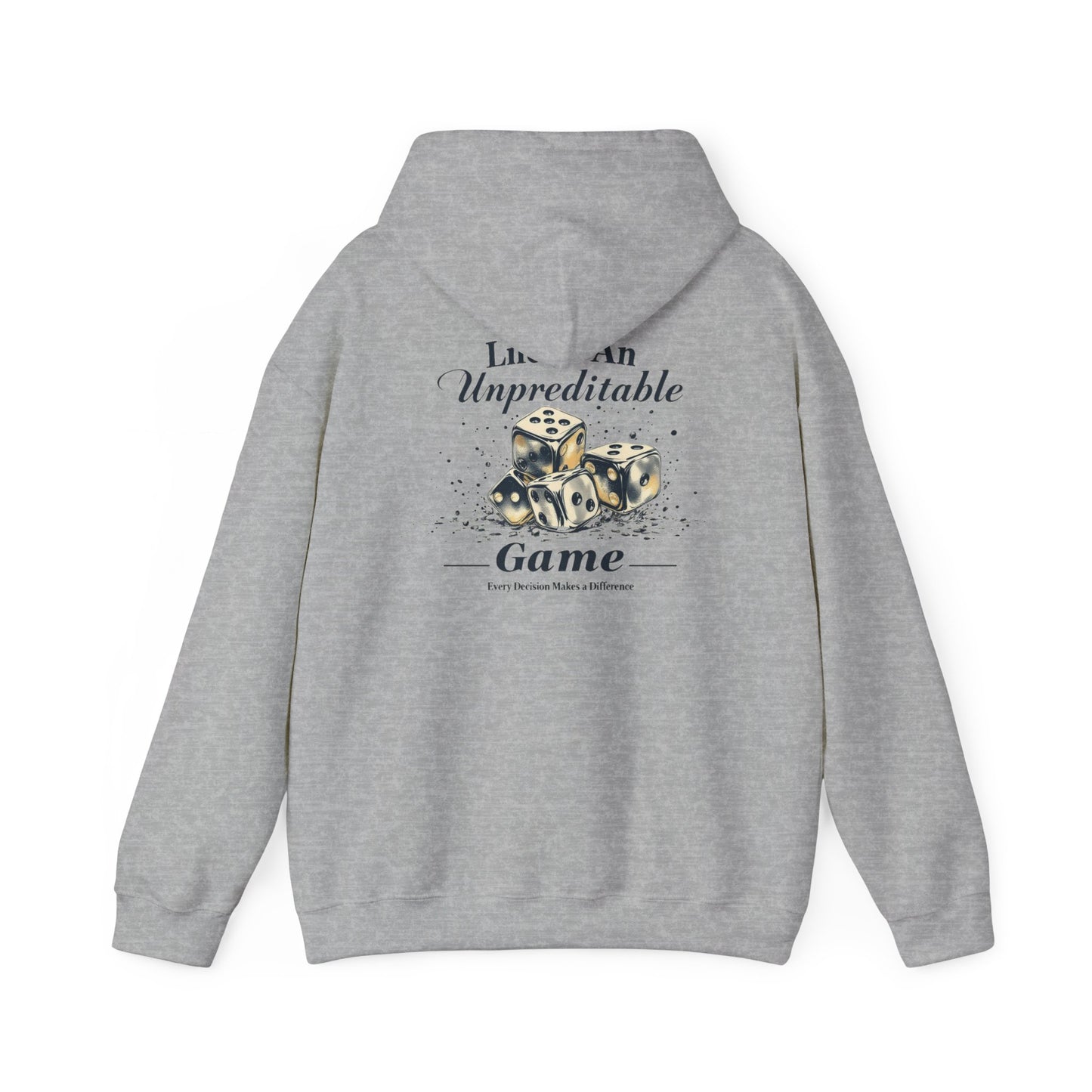 Life Is An Unpredictable Game Unisex Heavy Blend™ Hooded Sweatshirt