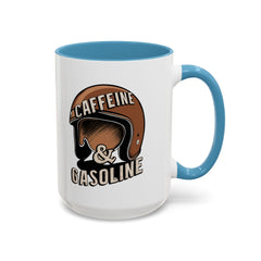 Korea -  Caffein $ Gasoline Accent Coffee Mug (11, 15oz)  - StyleMZ