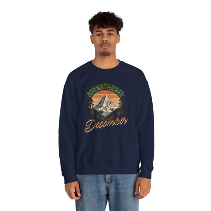 Adventurous December Unisex Heavy Blend™ Crewneck Sweatshirt - StyleMZ