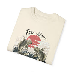 Camiseta unisex teñida en prenda Rise above - Corea - StyleMZ 