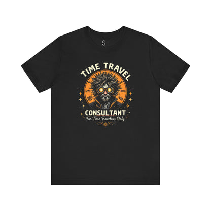 TIME TRAVEL CONSULTANT Unisex Jersey Short Sleeve Tee