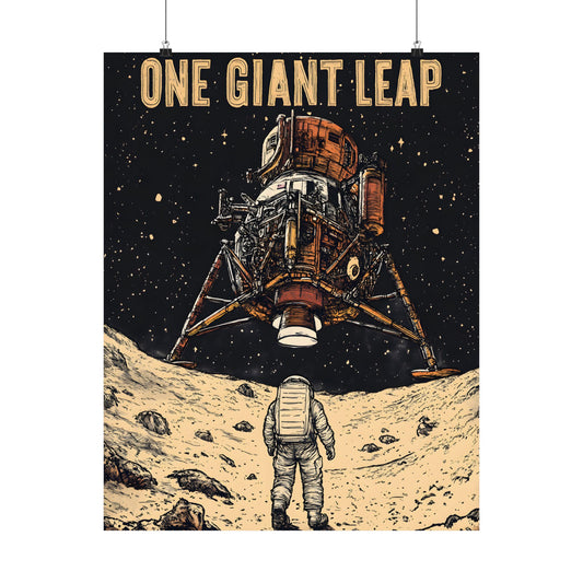 Korea -  One giant leap Matte Vertical Posters  - StyleMZ