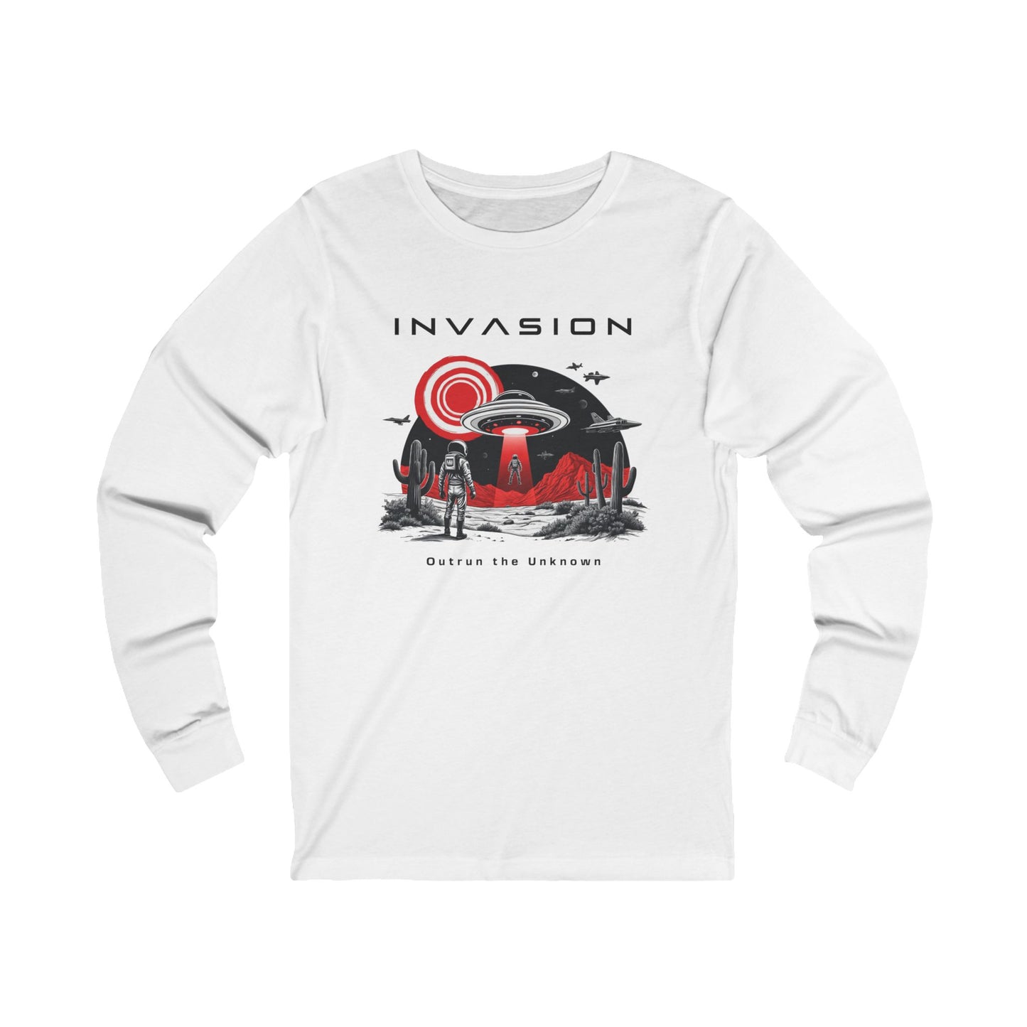 Korea -  Invasion Unisex Jersey Long Sleeve Tee  - StyleMZ