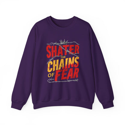 Shater chains of fear Unisex Heavy Blend™ Crewneck Sweatshirt - StyleMZ