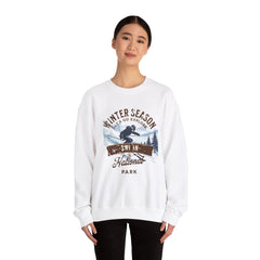 Ski in the national park Unisex Heavy Blend™ Crewneck Sweatshirt - StyleMZ