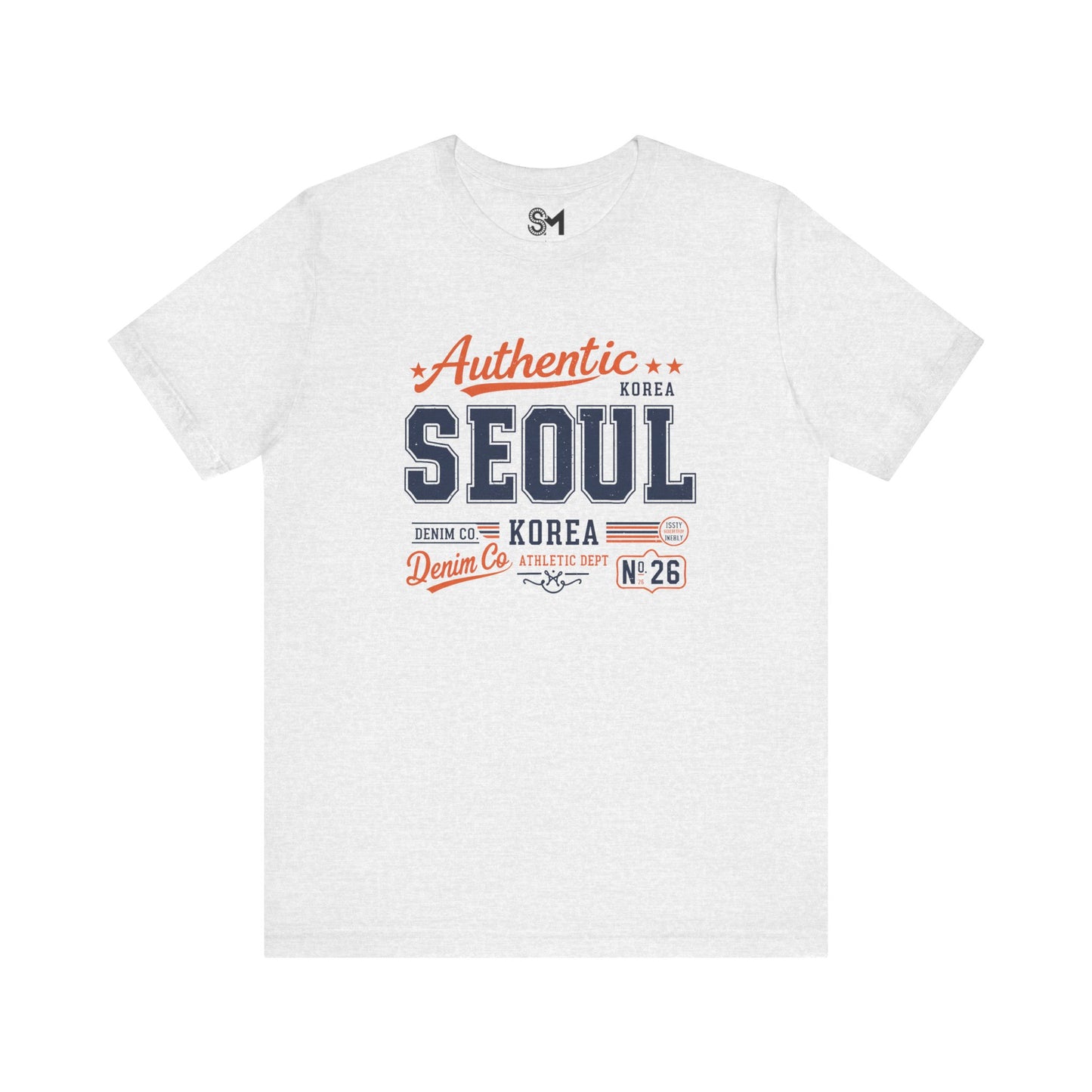 SEOUL KOREA Athletic Dept. Unisex Jersey Short Sleeve Tee