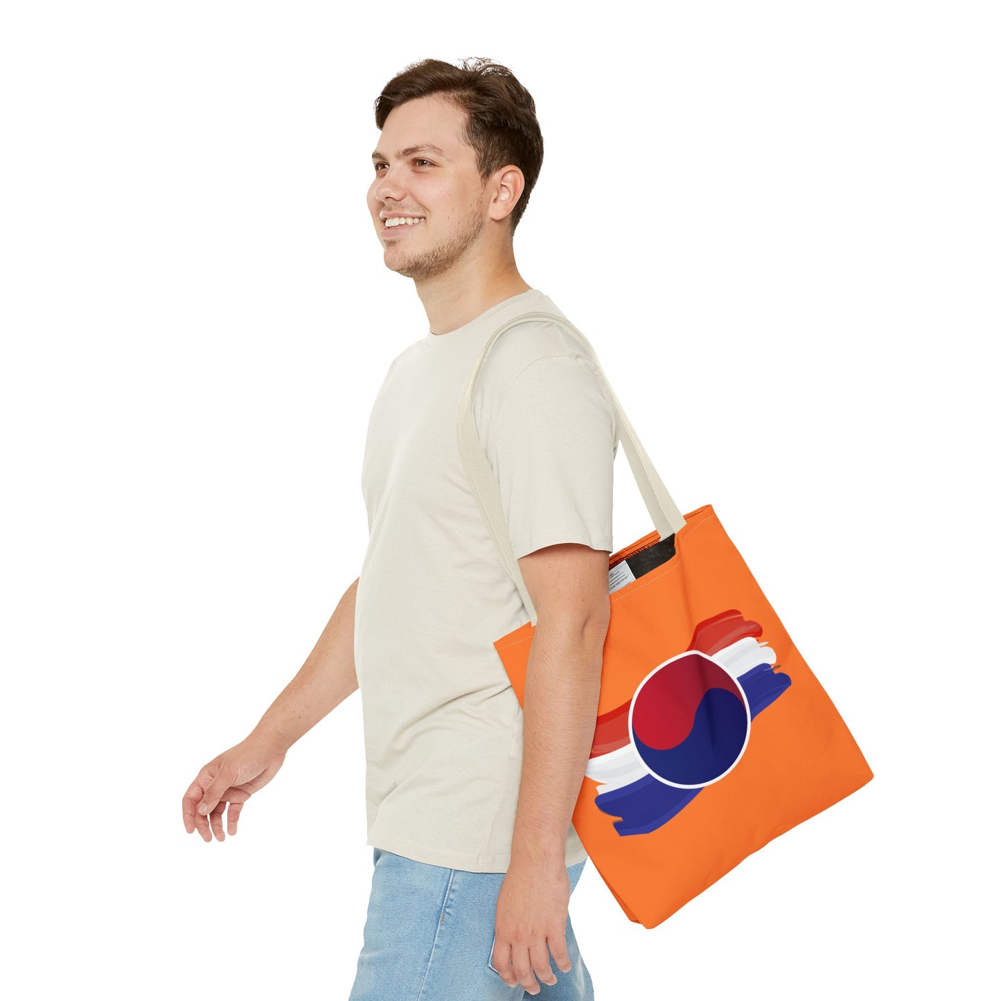 Korean flag Tote Bag (AOP) - StyleMZ