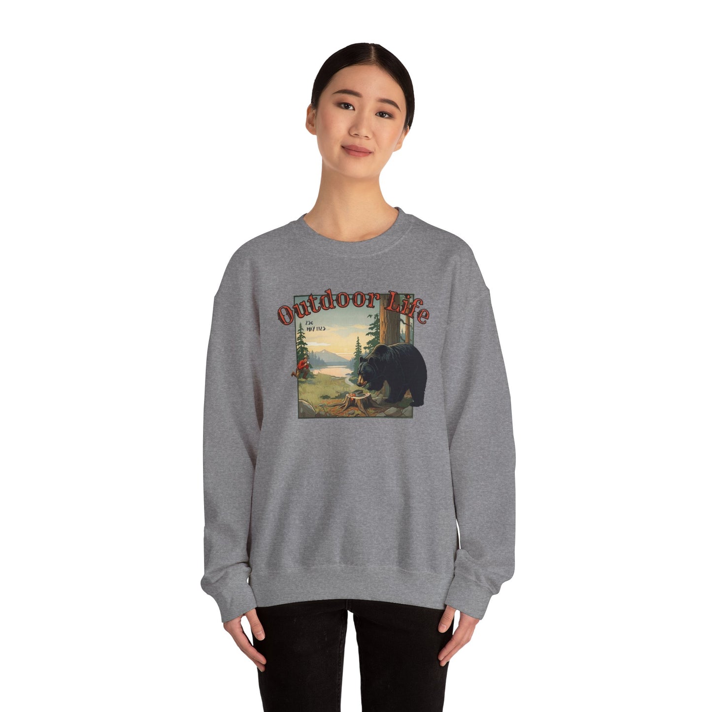 Outdoor life Unisex Heavy Blend™ Crewneck Sweatshirt - StyleMZ