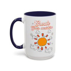 Corea - Taza de café con acento "Crea tu sol" (11, 15 oz) - StyleMZ 