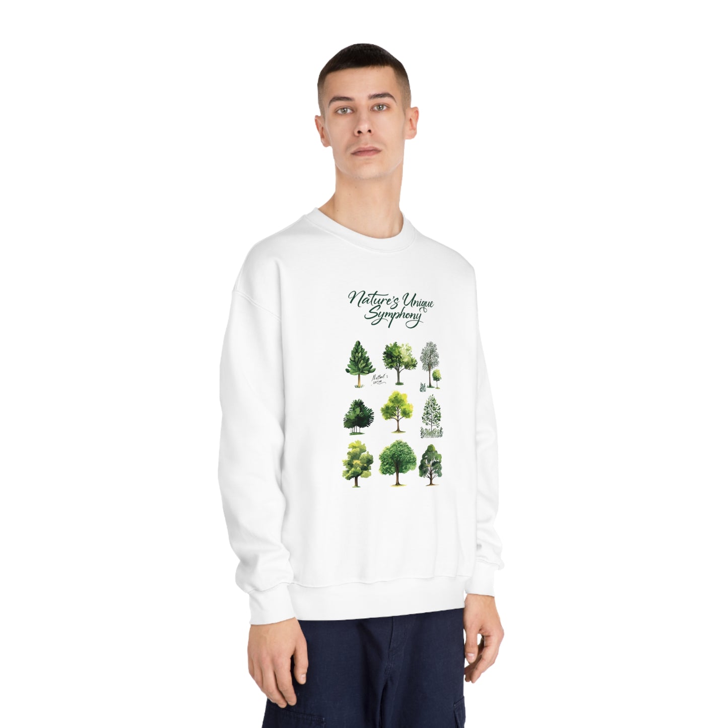 Nature's unique symphony Unisex DryBlend® Crewneck Sweatshirt  - StyleMZ