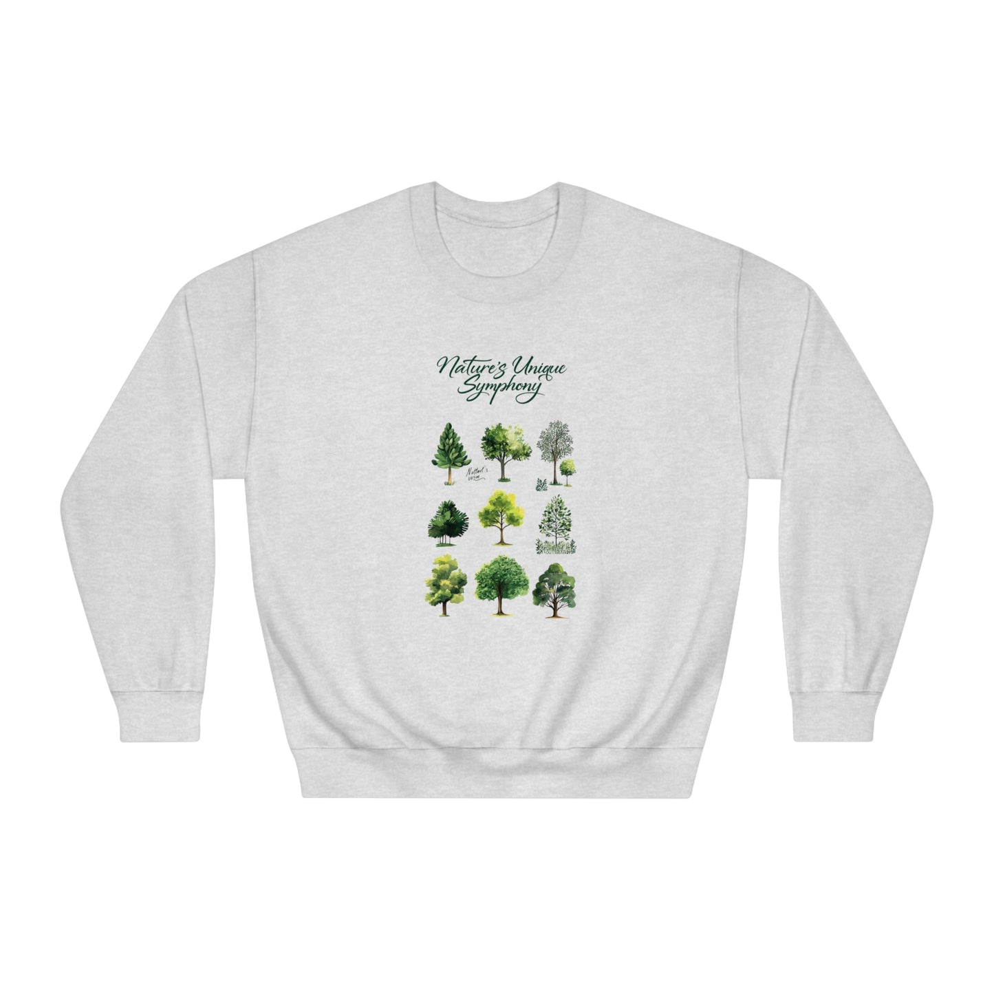 Nature's unique symphony Unisex DryBlend® Crewneck Sweatshirt - StyleMZ - Stylemz