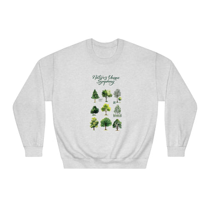 Nature's unique symphony Unisex DryBlend® Crewneck Sweatshirt - StyleMZ - Stylemz