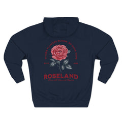 Korea -  Roseland Three-Panel Fleece Hoodie  - StyleMZ