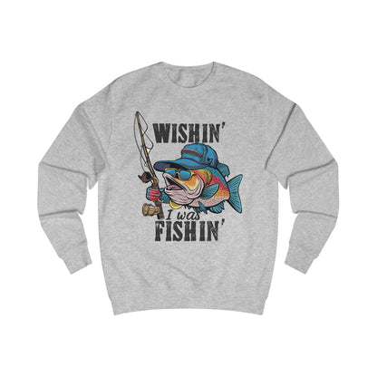 Wishin' I was Fishin' Unisex Sweatshirt - StyleMZ