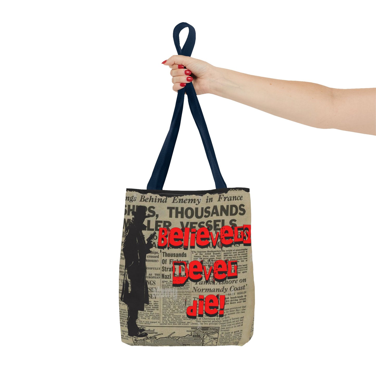 Believers never die Tote Bag (AOP) - StyleMZ