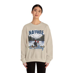 Korea -  Nature is calling Unisex Heavy Blend™ Crewneck Sweatshirt  - StyleMZ