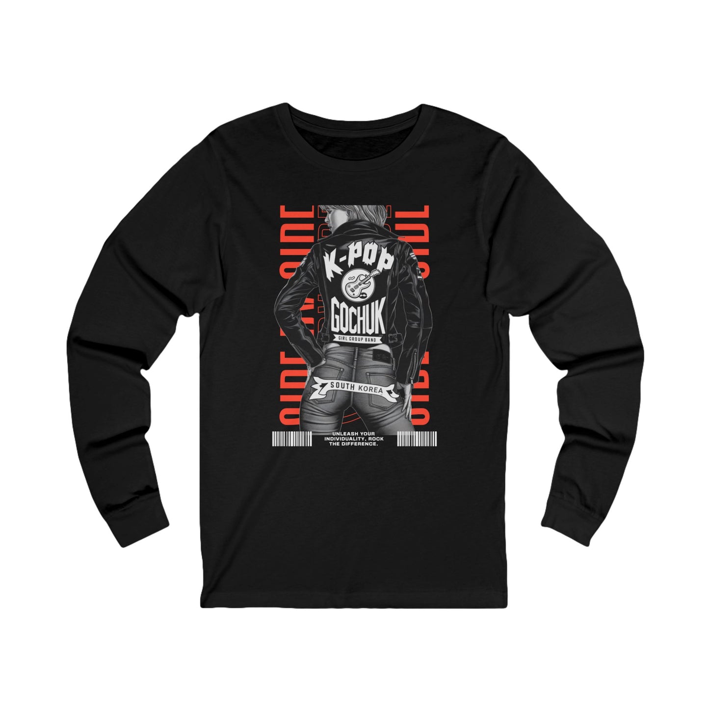 Korea -  K_POP Unisex Jersey Long Sleeve Tee  - StyleMZ