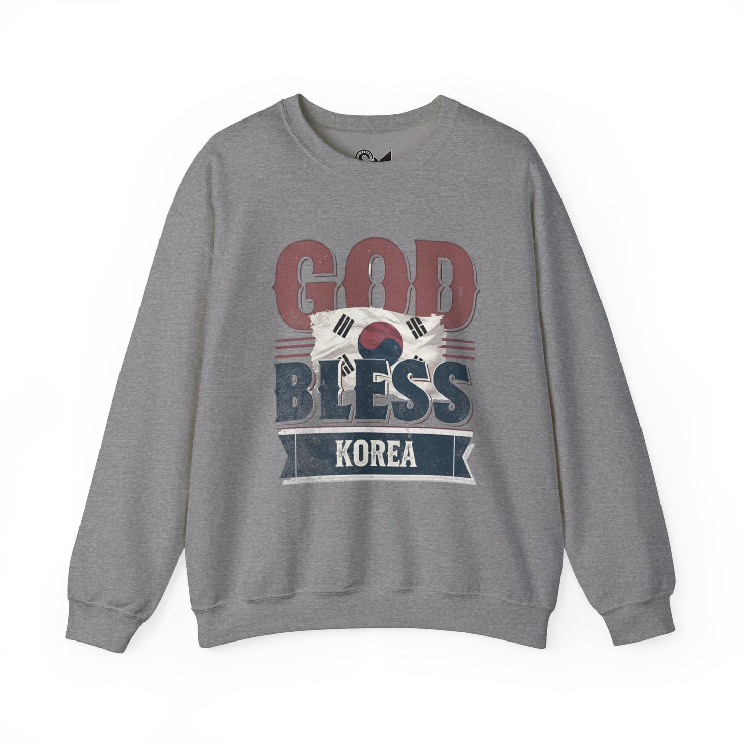 God bless Korea Unisex Heavy Blend™ Crewneck Sweatshirt - StyleMZ