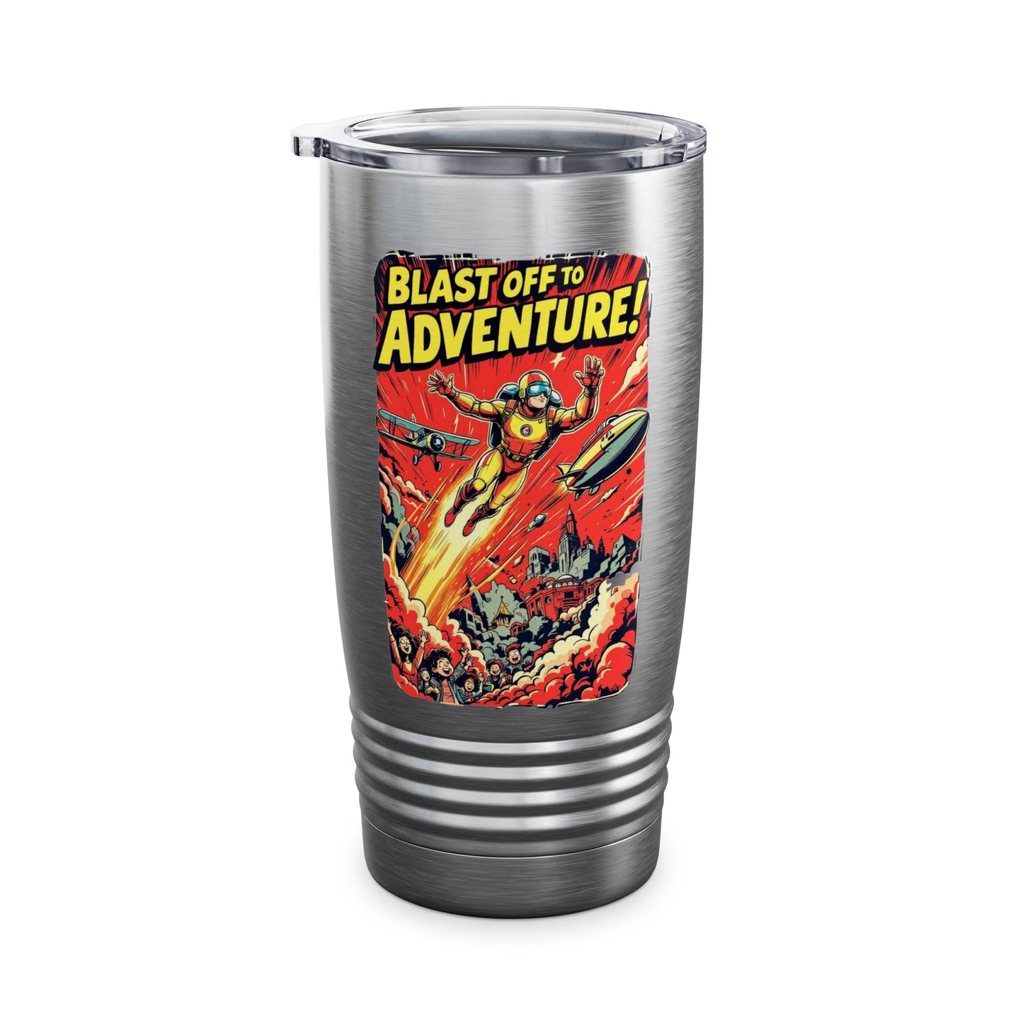 Blast Off to Adventure! Ringneck Tumbler, 20oz - StyleMZ