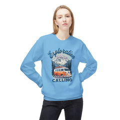 Korea -  Exploration Unisex Midweight Softstyle Fleece Crewneck Sweatshirt  - StyleMZ