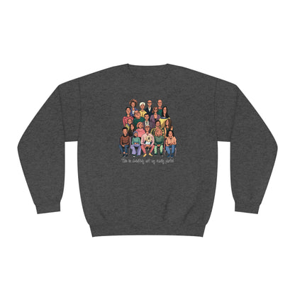 Definitely not my family photo Unisex NuBlend® Crewneck Sweatshirt  - Korea  - StyleMZ