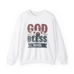 StyleMZ - Sudadera unisex con cuello redondo Heavy Blend™ de God bless Korea - StyleMZ 