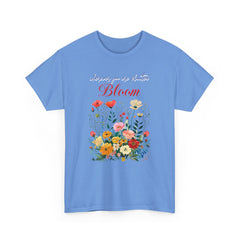 Korea -  Bloom Unisex Heavy Cotton Tee  - StyleMZ