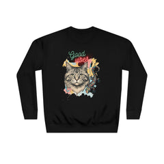 Korea -  Good vibes Unisex Crew Sweatshirt  - StyleMZ