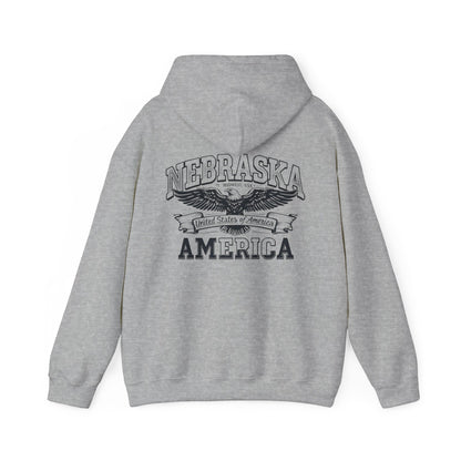 Nebraska Unisex Heavy Blend™ Hooded Sweatshirt - StyleMZ