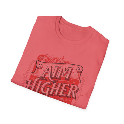 Aim higher Unisex Softstyle T-Shirt - Stylemz