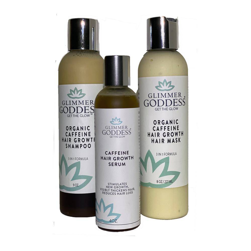 Organic Caffeine Hair Growth Trio - Stylemz