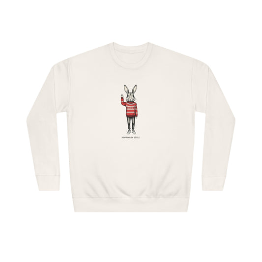 Hopping in style Unisex Crew Sweatshirt  - Korea  - StyleMZ