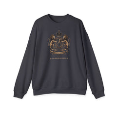 Korea -  Majesty in Every Step Unisex Drop Shoulder Sweatshirt  - StyleMZ