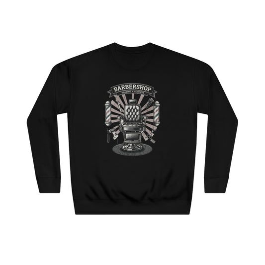 Barbershop Unisex Crew Sweatshirt  - Korea  - StyleMZ