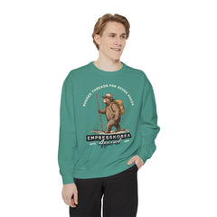 Korea -  Rugged threads for ruff roads Unisex Garment-Dyed Sweatshirt  - StyleMZ