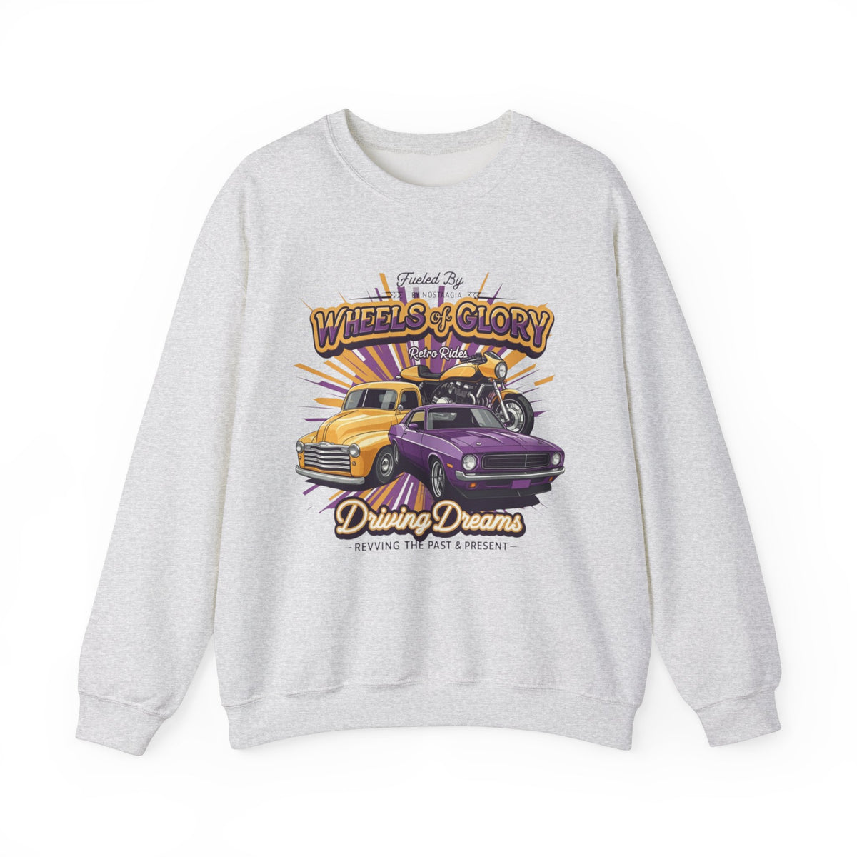 Korea -  WHEELS OF GLORY Unisex Heavy Blend™ Crewneck Sweatshirt  - StyleMZ