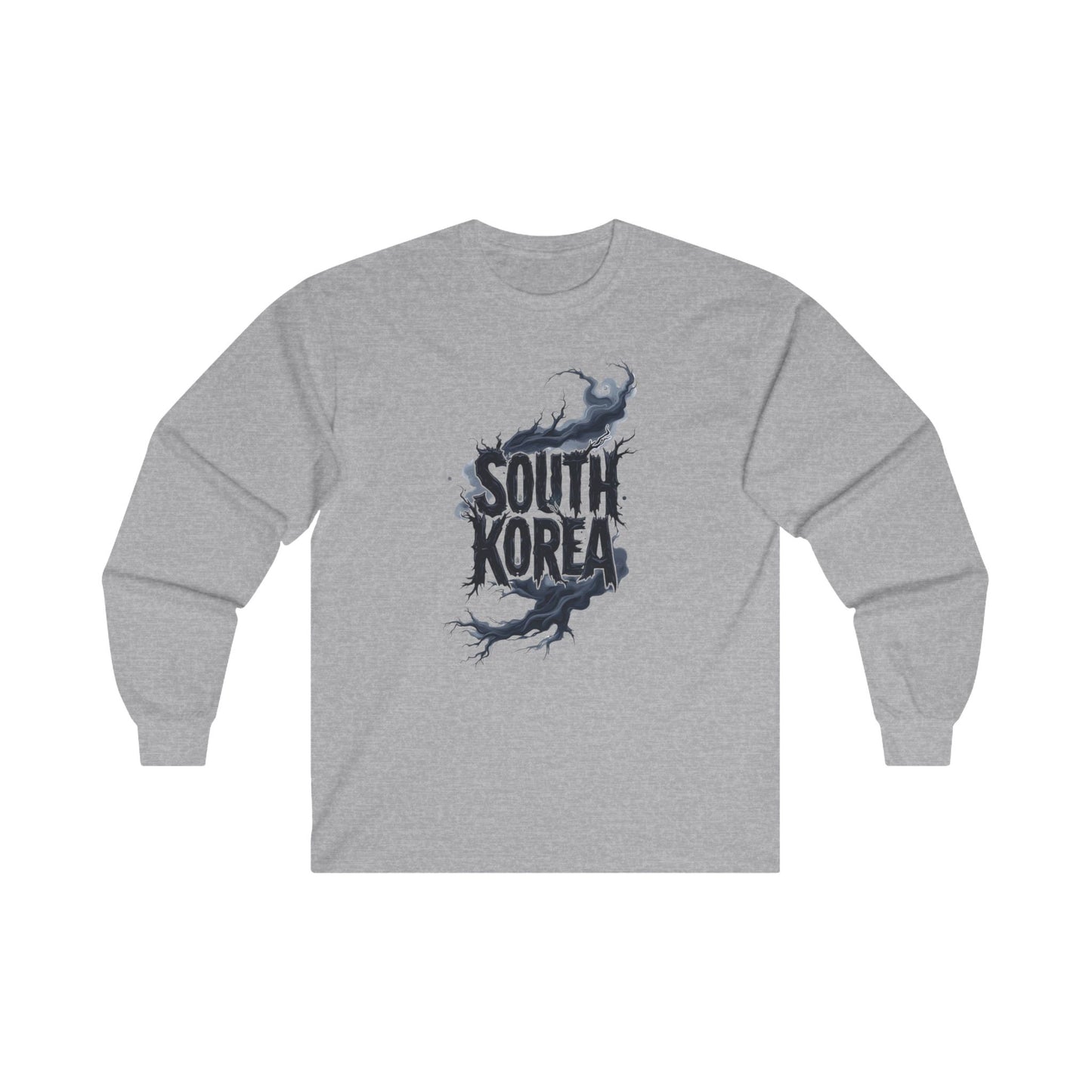 South Korea Unisex Ultra Cotton Long Sleeve Tee - StyleMZ