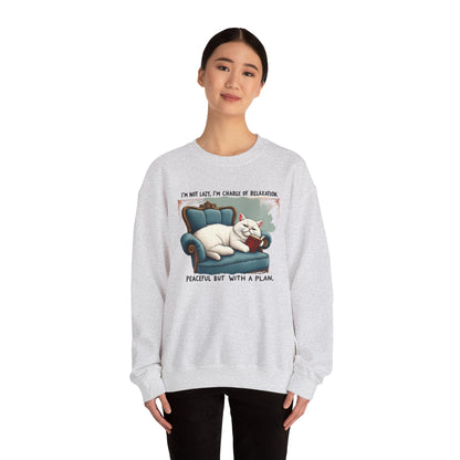 I'm not lazy Unisex Heavy Blend™ Crewneck Sweatshirt - StyleMZ