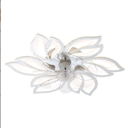 Acrylic Ceiling Fan with Remote, 6 Speed & Dimmable Light