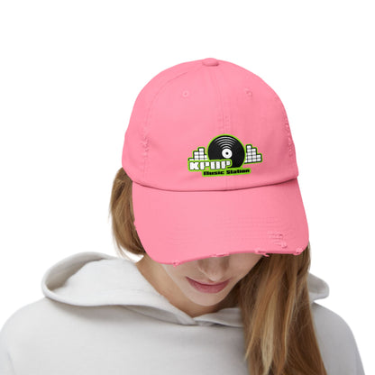 Korea -  KPOP Music Station Unisex Distressed Cap  - StyleMZ