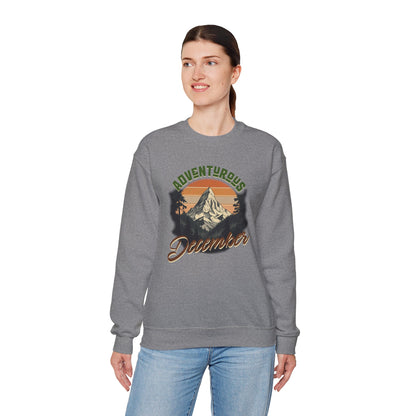 Adventurous December Unisex Heavy Blend™ Crewneck Sweatshirt - StyleMZ