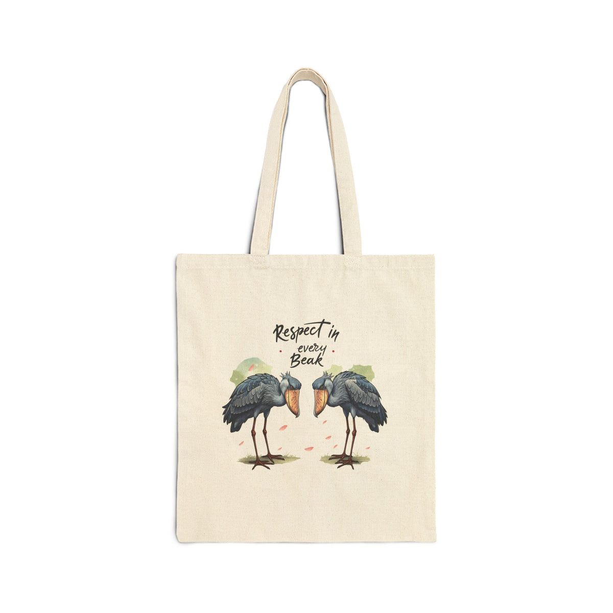 Respect in Every Beak Cotton Canvas Tote Bag  - Korea  - StyleMZ